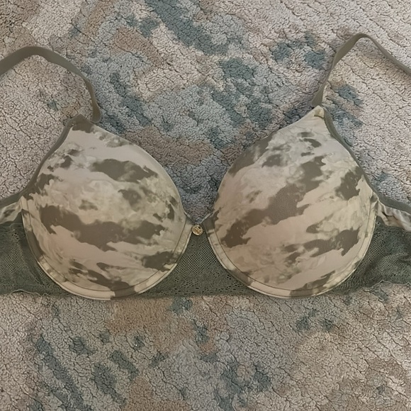 Natori 721154 Bliss Perfection Comfort Contour Underwire Bra Camo green 32C - Picture 2 of 12